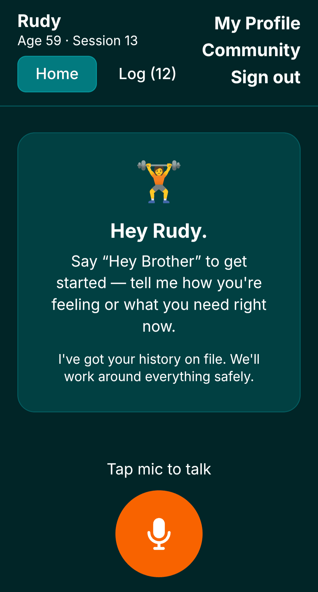 Brother — Coach Rudy's AI Coaching Platform
